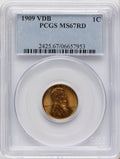 1909 1C VDB RD Lincoln Cent PCGS MS67