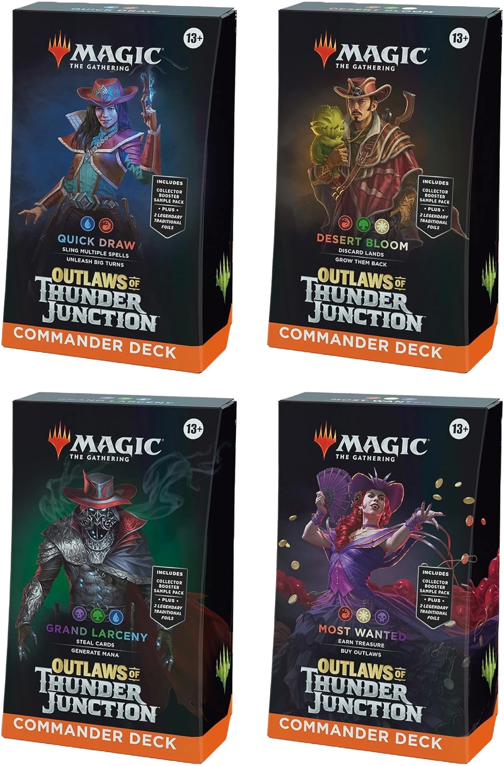 Magic the Gathering: Outlaws of Thunder Junction Commander Decks (Desert Bloom)