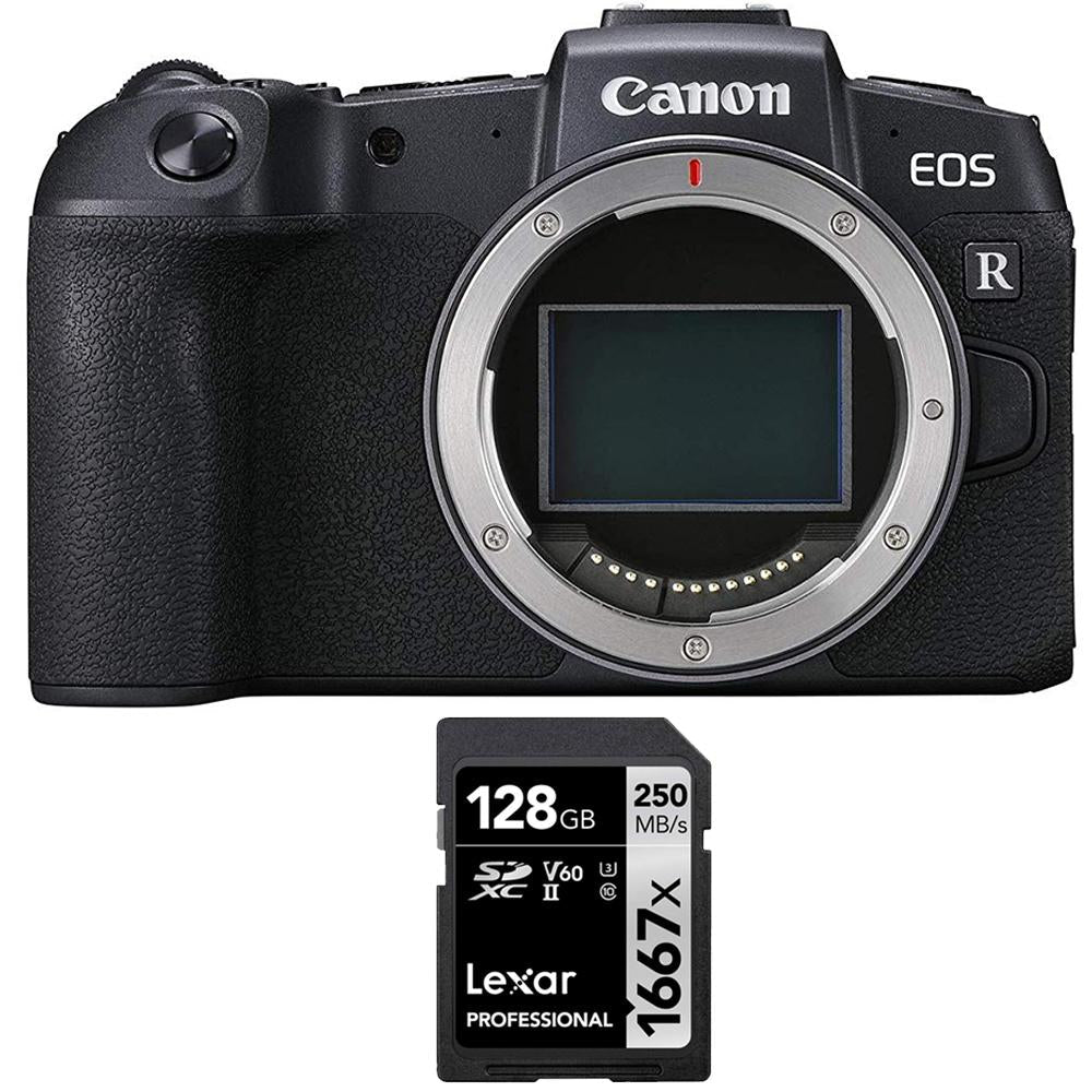 Canon EOS RP Mirrorless Camera 26.2MP Portable Full Frame (Body) w/ Memory Card Bundle