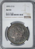 1895-O Morgan Dollar $1 NGC AU53 - TONED!