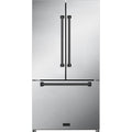 Thor Kitchen 36-inch, 20.3 cu. ft. Counter-Depth French 3-Door Refrigerator with Ice Maker RF3621CTD99-BLK