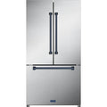 Thor Kitchen 36-inch, 20.3 cu. ft. Counter-Depth French 3-Door Refrigerator with Ice Maker RF3621CTD99-BLU