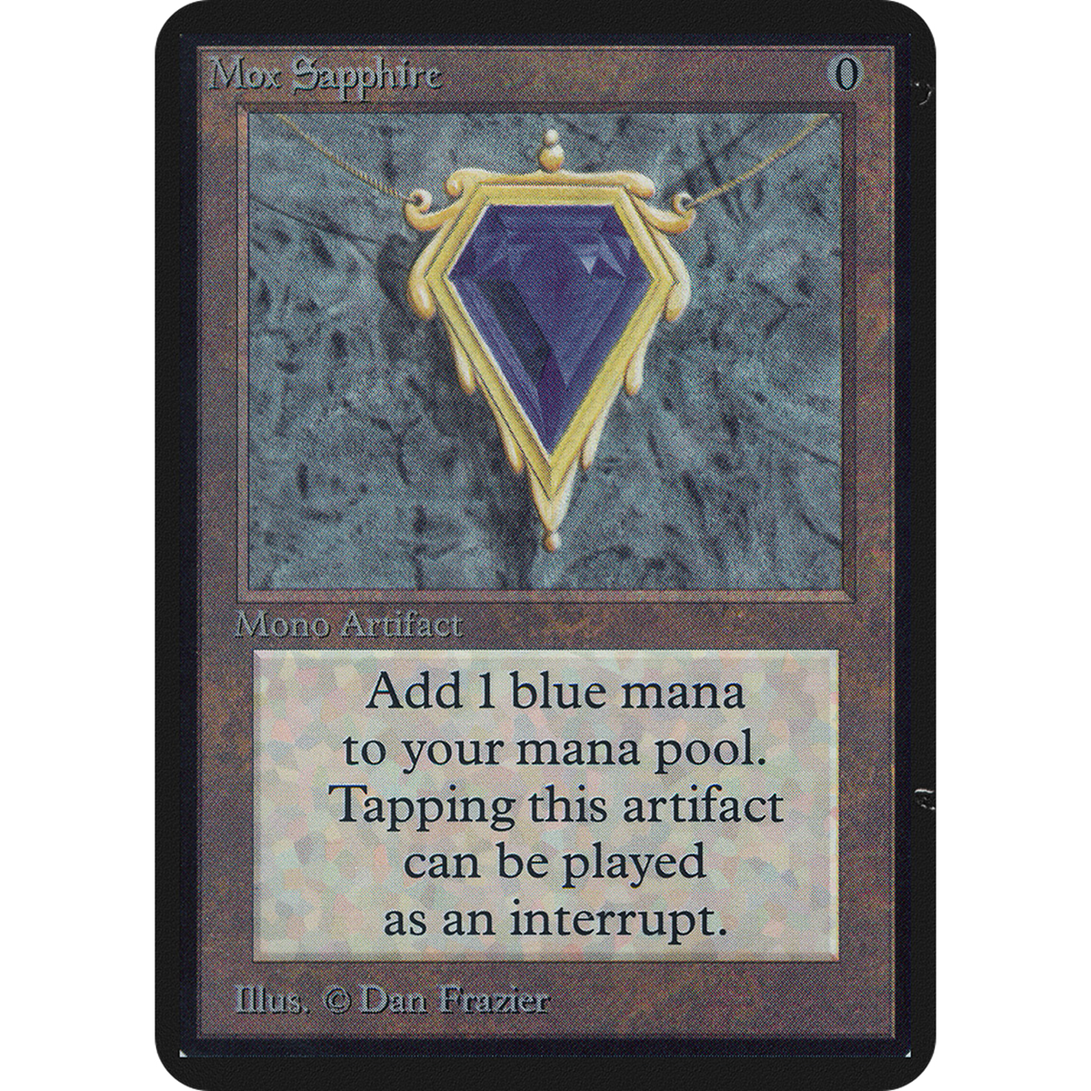 Mox Sapphire [Limited Edition Alpha] (Moderately Played)