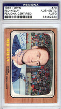 Red Kelly Autographed 1966 Topps Card #79 Toronto Maple Leafs PSA/DNA #83462230