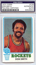 Don Smith "Zaid Abdul-Aziz" Autographed 1973 Topps Card #159 Houston Rockets PSA/DNA #83526053