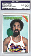 Steve Jones Autographed 1975 Topps Card #232 Spirits of St. Louis PSA/DNA #83716393