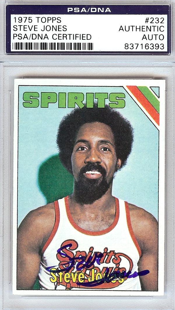 Steve Jones Autographed 1975 Topps Card #232 Spirits of St. Louis PSA/DNA #83716393