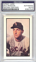 Saul Rogovin Autographed 1953 Bowman Reprint Card #75 Chicago White Sox PSA/DNA #83827526