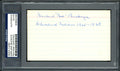 Garland "Gob" Buckeye Autographed 3x5 Index Card Cleveland Indians "Cleveland Indians 1925-1928" PSA/DNA #83862098
