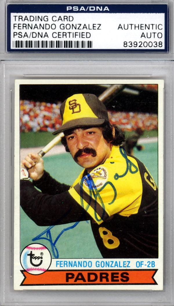 Fernando Gonzalez Autographed 1979 Topps Card #531 San Diego Padres PSA/DNA #83920038