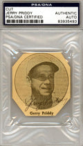 Jerry Priddy Autographed 2x2 Newspaper Page Photo PSA/DNA #83935493