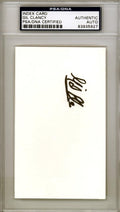 Gil Clancy Autographed 3x5 Index Card PSA/DNA #83935927