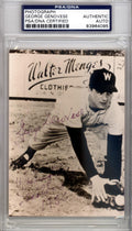 George Genevese Autographed 3.5x5 Photo Washington Senators PSA/DNA #83964095