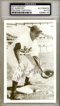 Ed "Eddie" Samcoff Autographed 3.5x5.5 Photo Philadelphia A's PSA/DNA #83964143
