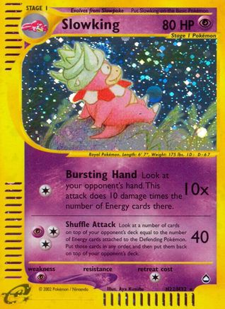 Slowking H22/147 - Aquapolis Holofoil (Moderately Played)