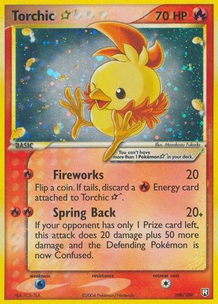 Torchic ★ 108/109 - Team Rocket Returns Holofoil (Lightly Played)