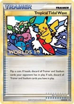 Tropical Tidal Wave HGSS18/25 - HGSS Black Star Promos Holofoil (Lightly Played)