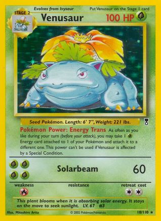 Venusaur 18/110 - Legendary Collection Reverse Holofoil (Moderately Played)