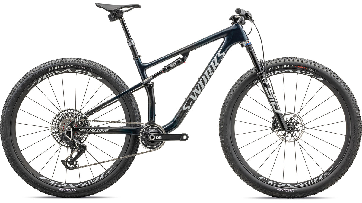 2023 Specialized S-Works Epic LTD (Gloss Teal Tint Fades / Metallic White Silver / S)