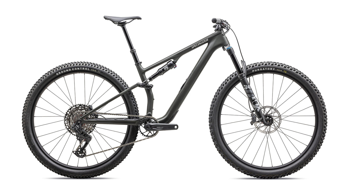 2025 Specialized Epic 8 EVO Comp  - SRAM S-1000 AXS, FOX Performance (Satin Dark Moss Green / Dune White / S)