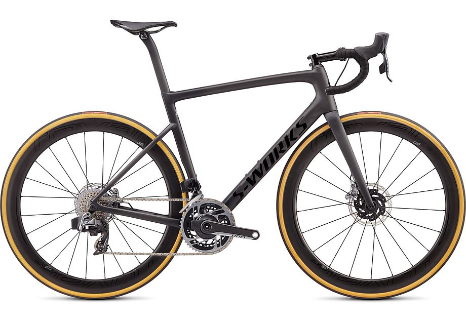 Specialized 2020 Tarmac Sl6 S-Works Disc Etap Satin Carbon/Tarmac Black/Clea (SATIN CARBON/TARMAC BLACK/CLEAN / 49)