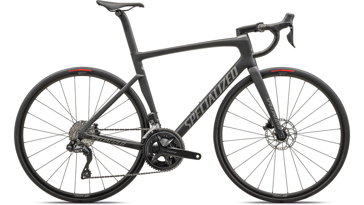 2025 Specialized Tarmac SL7 Comp - Shimano 105 Di2 (Satin Obsidian / Smoke / 56)