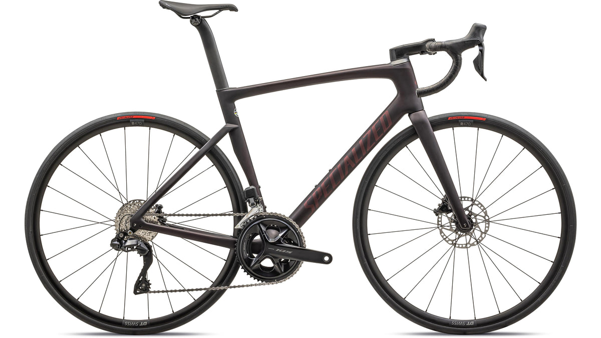 2024 Specialized Tarmac SL7 Comp - Shimano 105 Di2 (Satin Obsidian / Smoke / 58)