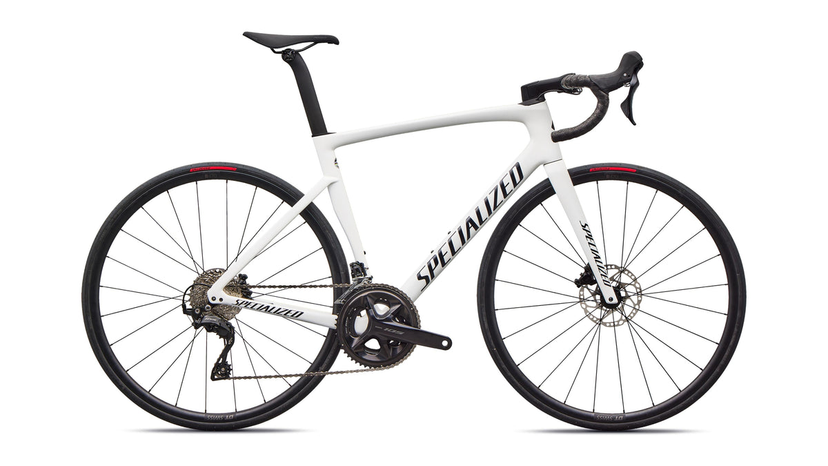 2026 Specialized Tarmac SL7 Sport - Shimano 105 (Gloss White / Dark Navy Metallic / 49)