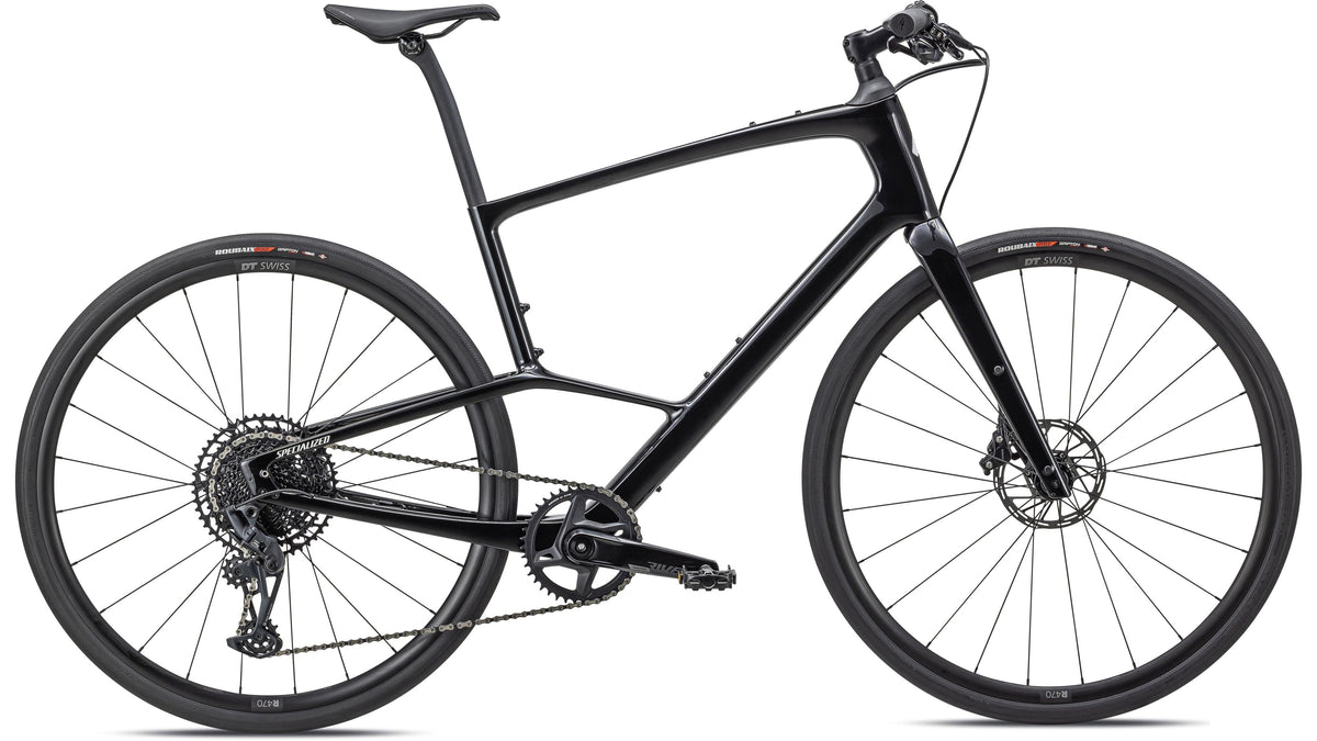2022 Specialized Sirrus 6.0 (Gloss Black / Pearl / Metallic White Silver / Black Reflective / XXL)