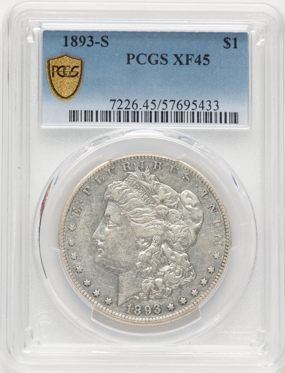 1893-S Morgan Dollar PCGS XF45 (910639025)