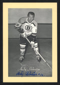 Andy Hebenton Autographed 1944-63 Beehive 4.5x6.5 Photo Boston Bruins SKU #160637