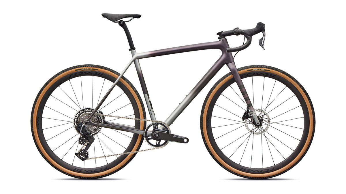 2026 Specialized Crux Pro - SRAM Force XPLR AXS (Nebula Metallic / Shadow Silver / Laurel Green / Smoke / 58)