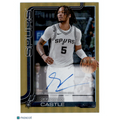 2025 Topps Flagship Stephon Castle #TFRA-SCA Gold /50