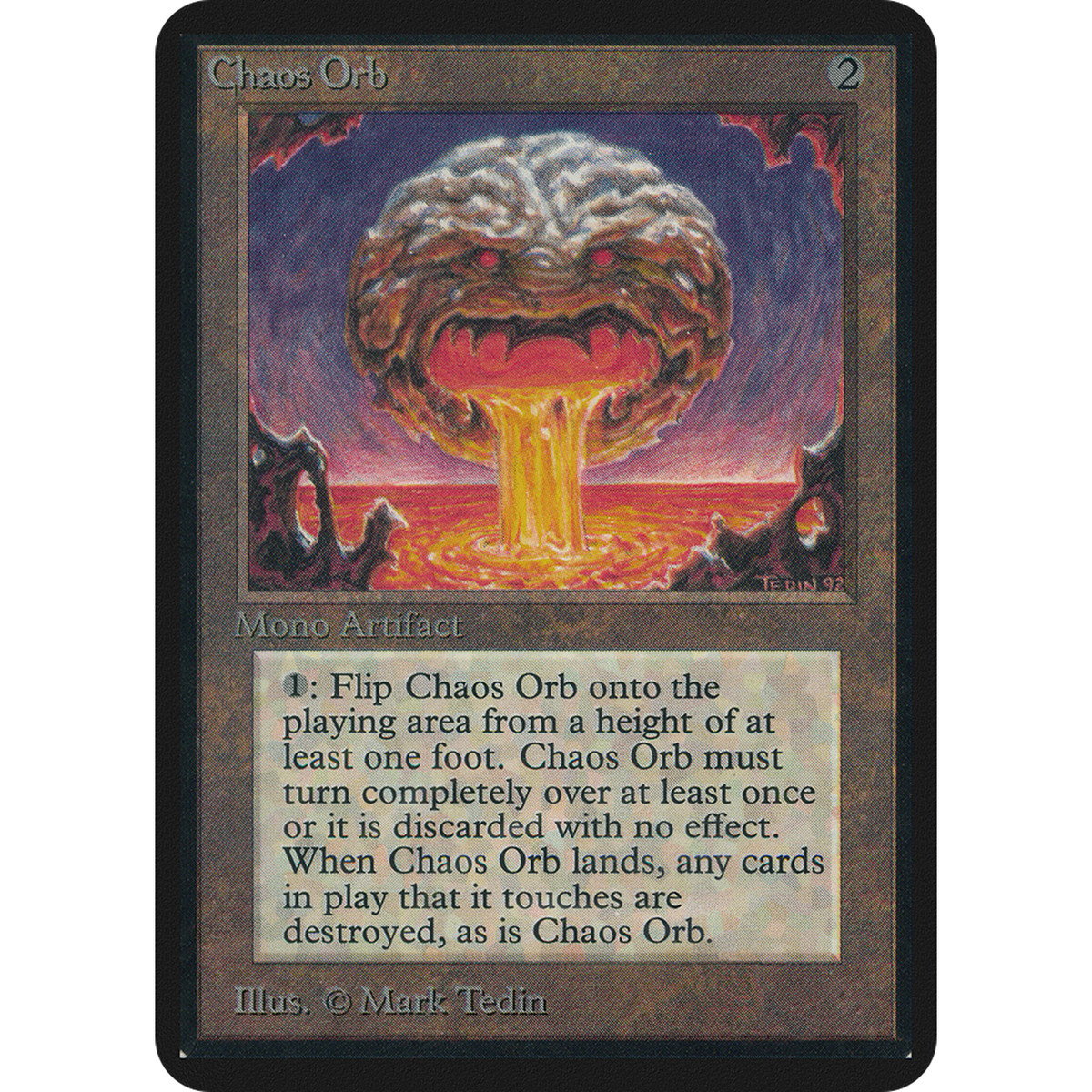 Chaos Orb [Limited Edition Alpha] (Near Mint)