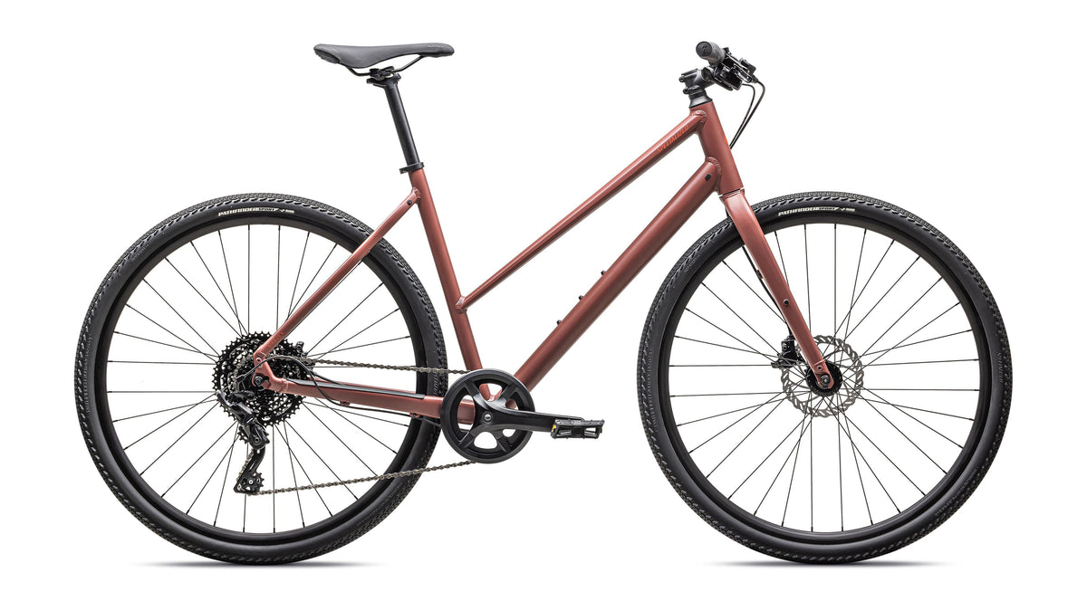 2025 Specialized Sirrus X 2.0 Step-Through (Satin Spice / Deep Orange Reflective / S)