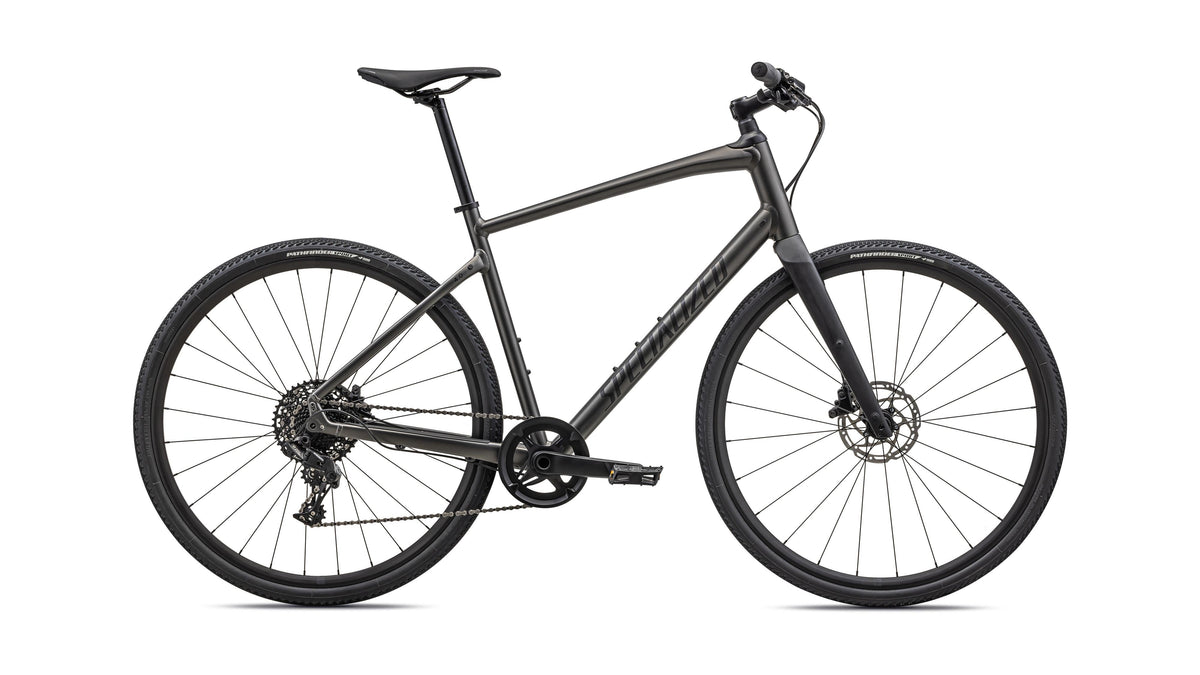 2023 Specialized Sirrus X 4.0 (Satin Smoke / Satin Black Reflective / M)
