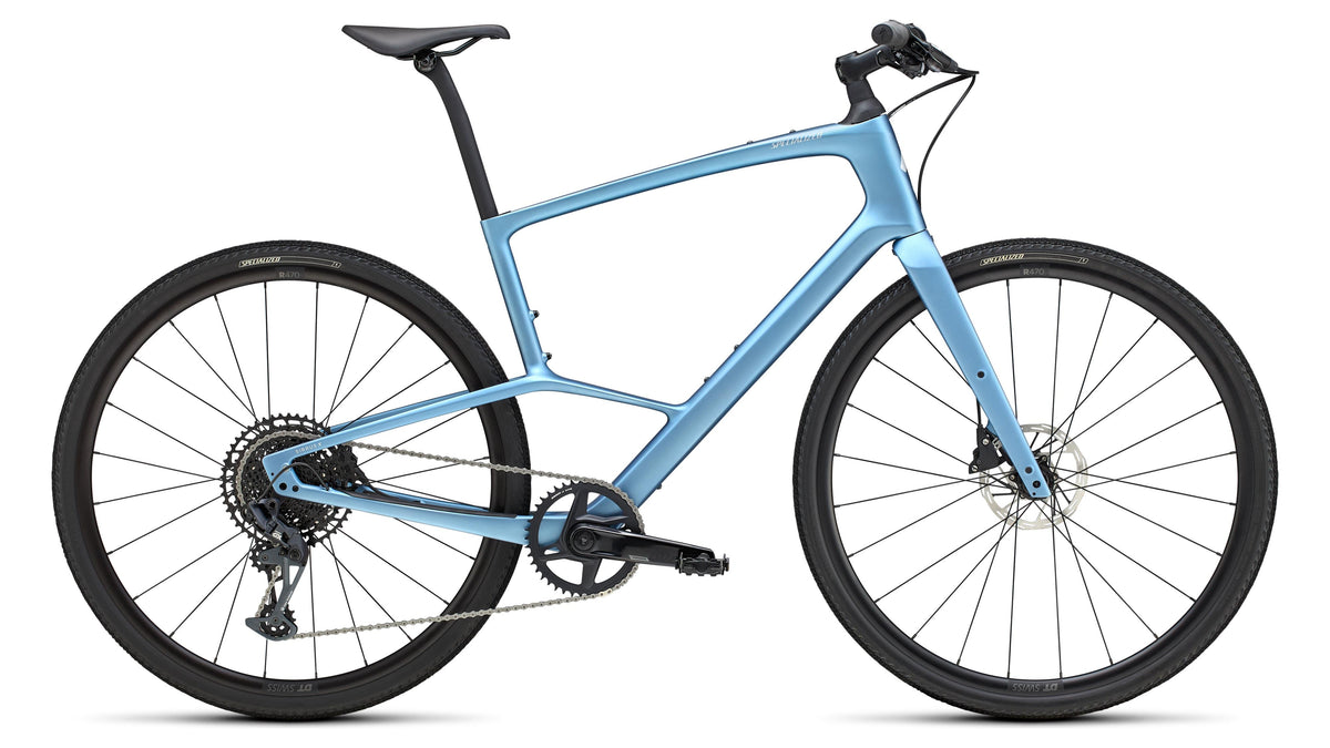 2025 Specialized Sirrus X 6.0 (Satin Glacial Metallic / Sliver Dust Frost Reflective / XS)