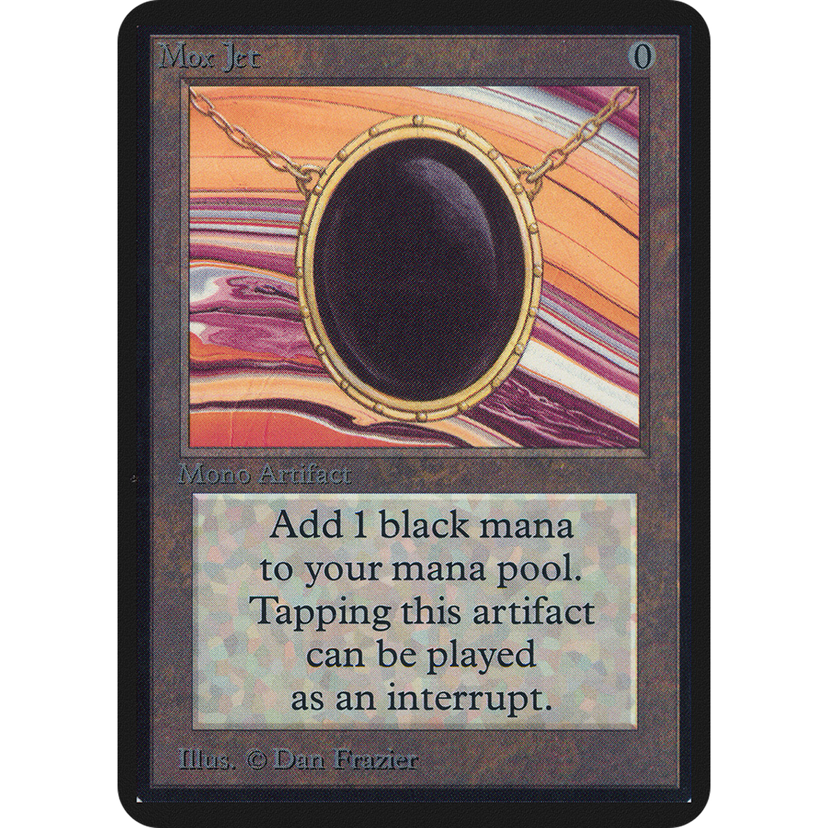 Mox Jet [Limited Edition Alpha] (Lightly Played)