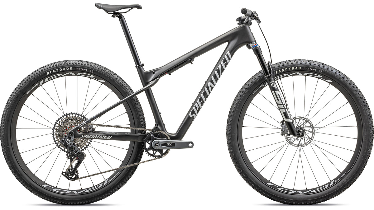 2024 Specialized Epic World Cup Expert  - SRAM GX AXS, RockShox Select+ (Gloss Electric Green / Forest Green Pearl / S)
