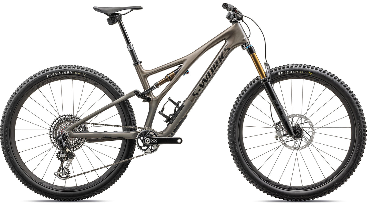 2023 Specialized S-Works Stumpjumper T-Type  - SRAM XX Eagle, Fox Factory (Gloss Blk Pearl / Satin Blk Pearl / Brushed Blk Chrome / S1)