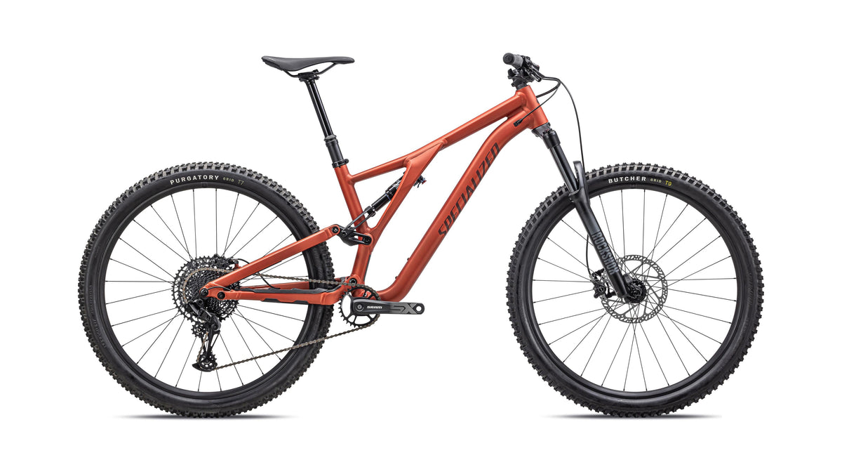 2023 Specialized Stumpjumper Alloy  - SRAM SX Eagle, Rockshox/X-Fusion (Satin Redwood / Rusted Red / S1)