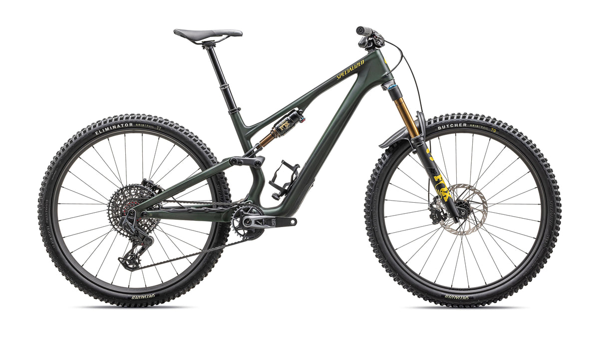 2025 Specialized Stumpjumper 15 Pro  - SRAM X0 AXS, FOX Factory (Satin Green Tint / Gunmetal / Satin Metallic Sulphur / S1)