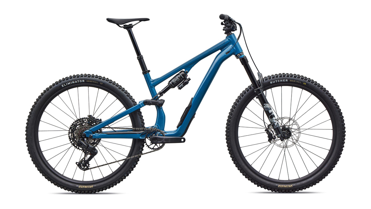 2026 Specialized Stumpjumper 15 EVO Alloy Comp  - SRAM Eagle 70, FOX Rhythm (Gloss Grey Blue / Cast Blue Metallic / S3 / 29/29)