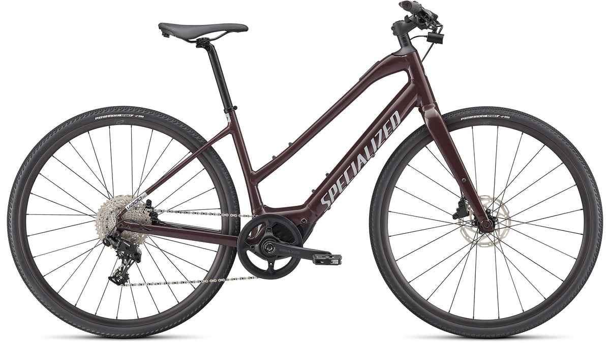 2023 Specialized Turbo Vado SL 4.0 Step-Through (Cast Umber / Silver Reflective / M)