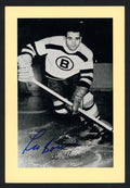 Leo Boivin Autographed 1944-63 Beehive 4.5x6.5 Photo Boston Bruins SKU #160667