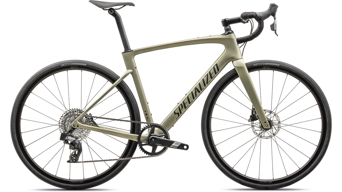 2024 Specialized Roubaix SL8 Sport - SRAM Apex XPLR AXS (Gloss Carbon / Smoke / 58)