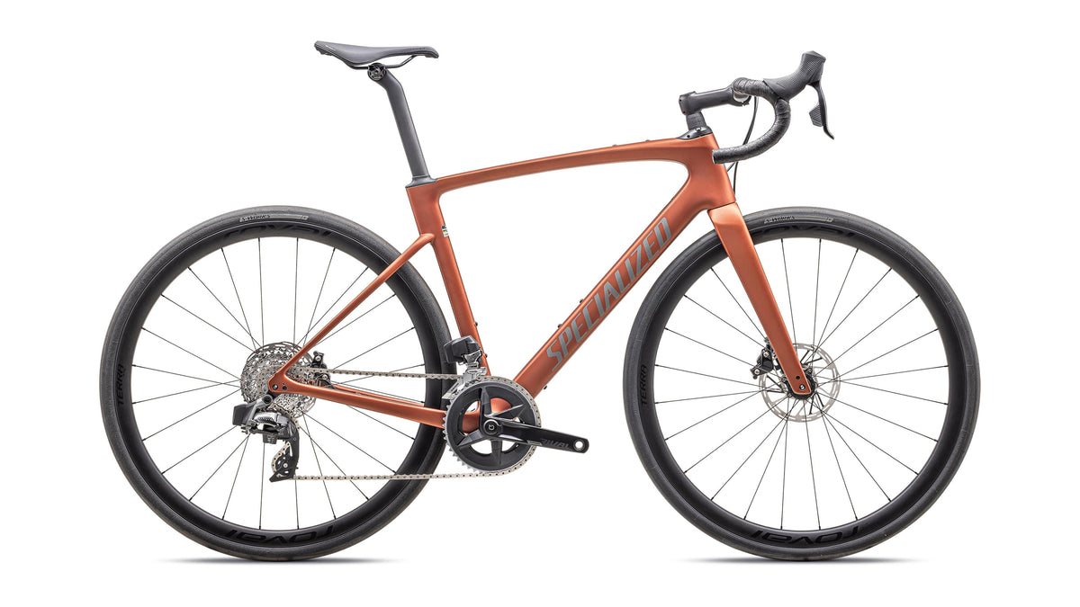 2025 Specialized Roubaix SL8 Expert - SRAM Rival eTAP AXS (Satin Copper / Smoke / 52)