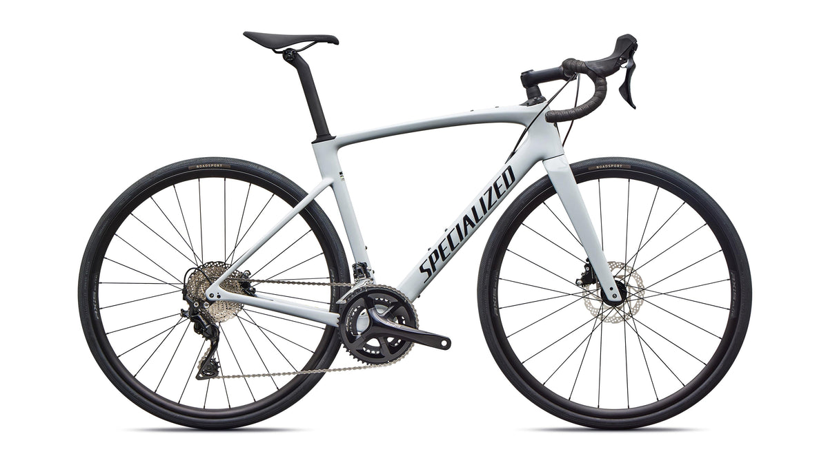 2027 Specialized Roubaix SL8 - Shimano Tiagra (Satin Deep Marine Metallic / Shadow Silver / 61)