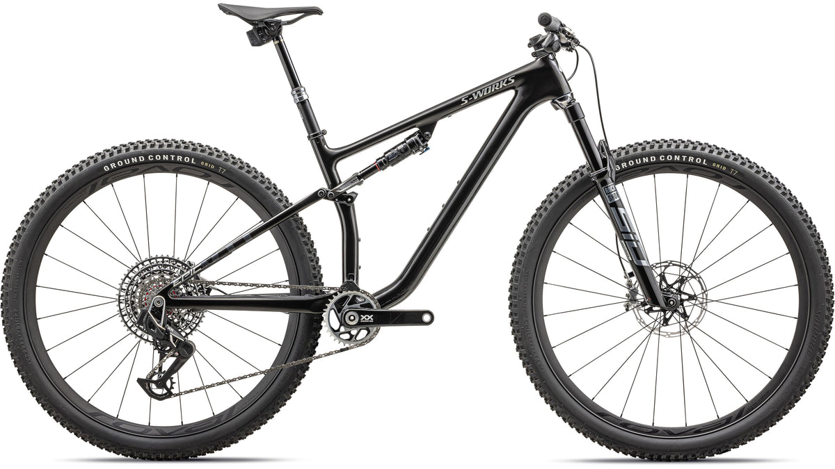 2023 Specialized S-Works Epic EVO LTD  - SRAM XX AXS, RockShox Ultimate (Gloss Metallic Obsidian / Satin Brushed Chrome / M)