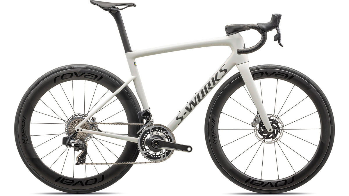 2024 Specialized S-Works Tarmac SL8 - SRAM RED eTAP AXS (Satin Fog Tint / Green Ghost Pearl / Red Ghost Pearl Fade / 49)